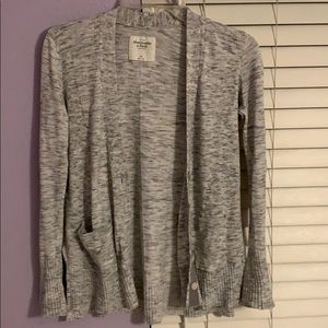 Abercrombie and Fitch grey cardigan